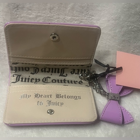 Violet Card Holder with Bow Charm - Picture 5 of 8